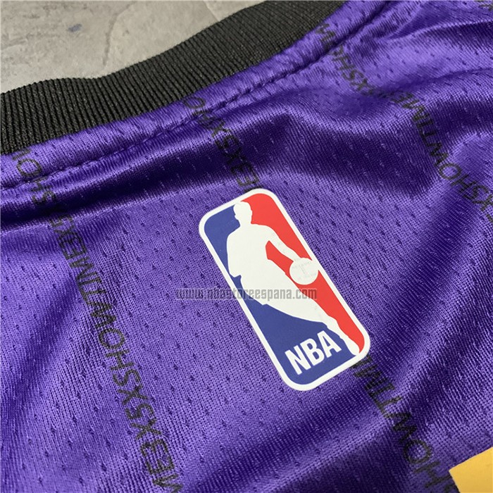 Camiseta Los Angeles Lakers Kobe Bryant NO 24 Ciudad 2018 Violeta